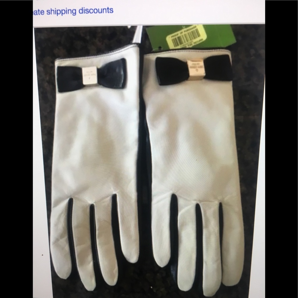 Kate Spade leather gloves